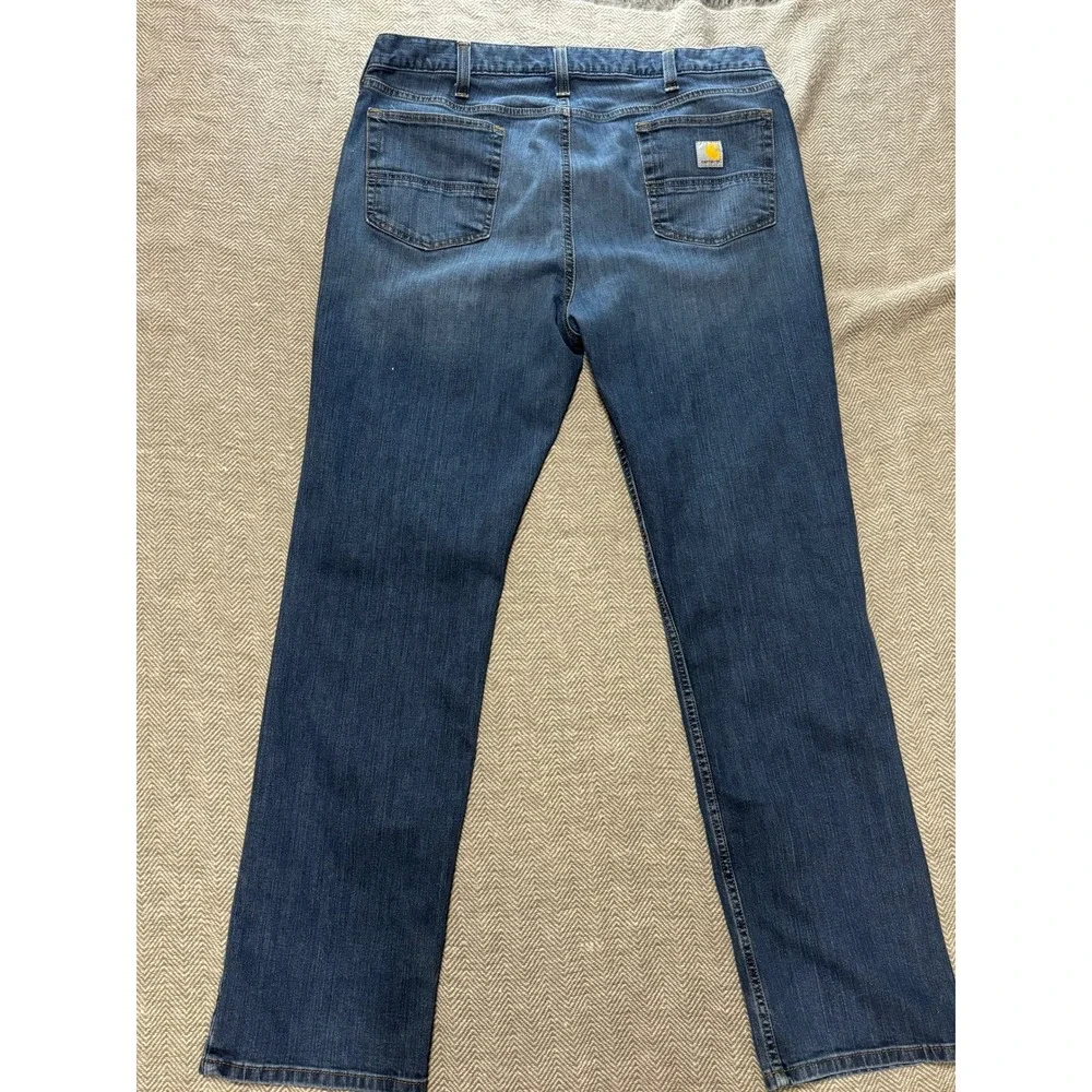 Carhartt‎ Relaxed Fit Blue Denim Jeans Mens 38x34 Straight Leg Workwear